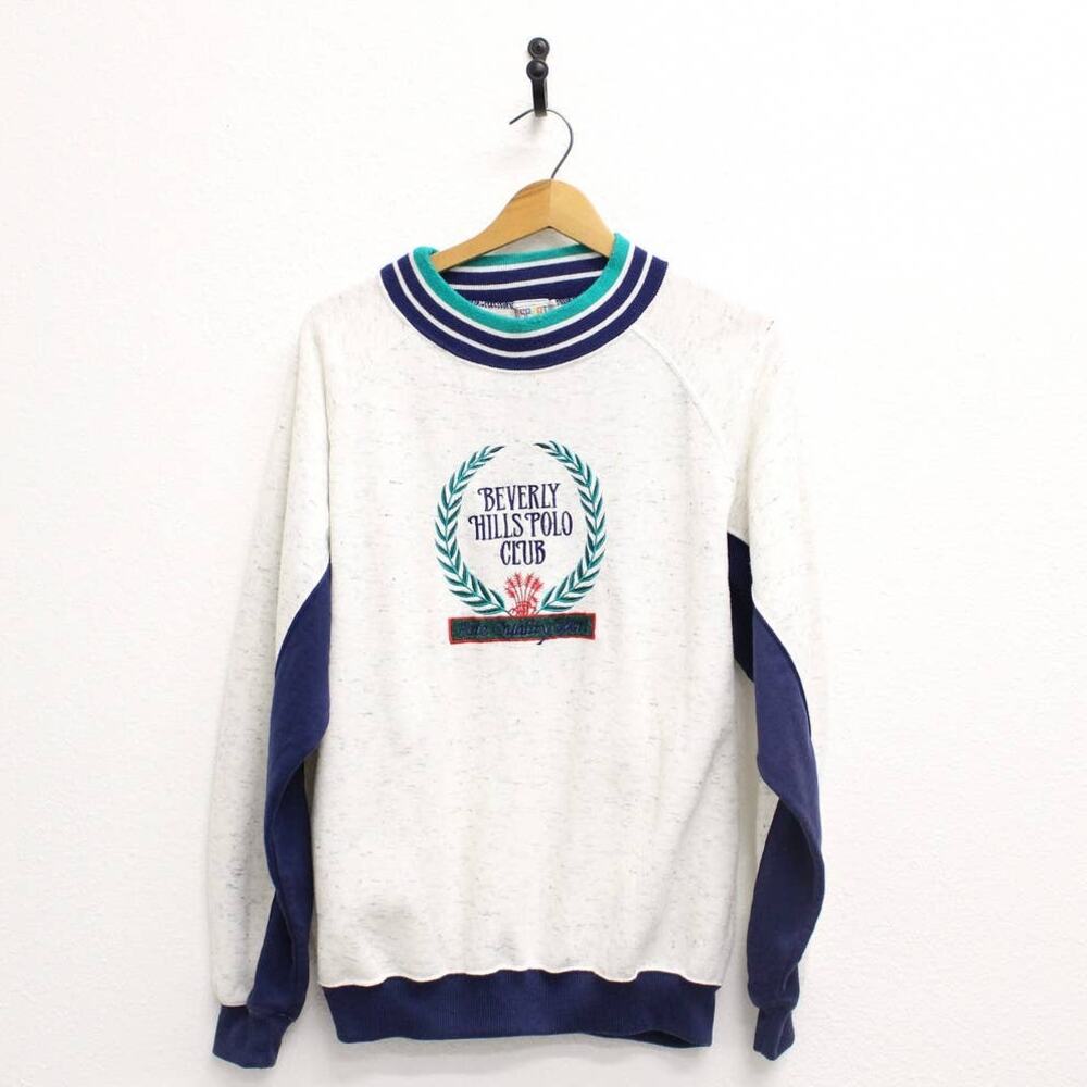 Vintage Beverly Hills Polo Club BHPC Sweatshirt Medium